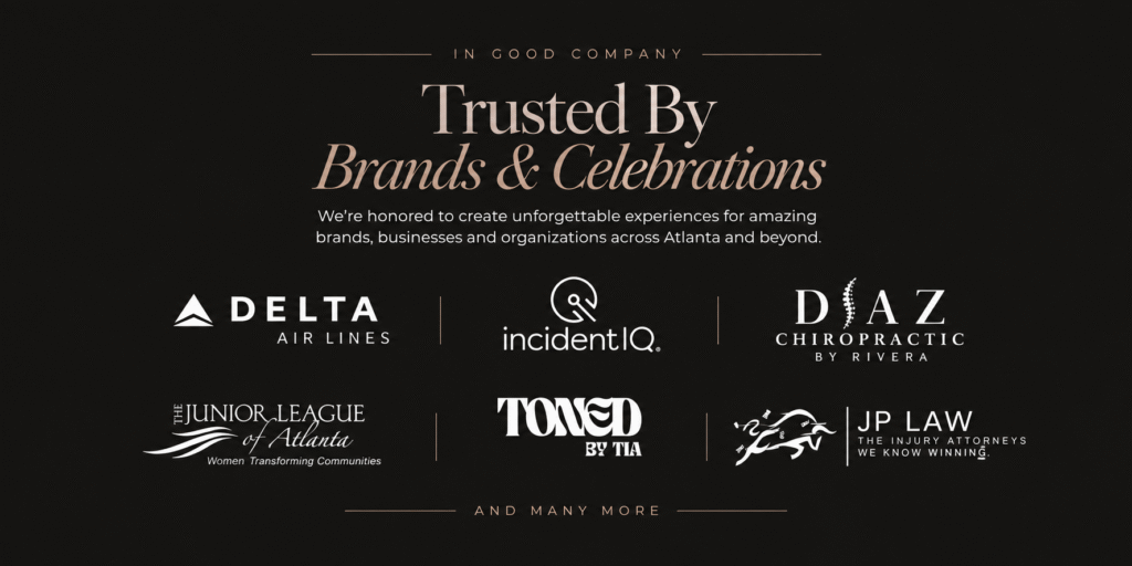 PhotoTimeATL Atlanta photo booth clients and corporate event brands